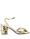 N°21 Platinum Gold Sandals