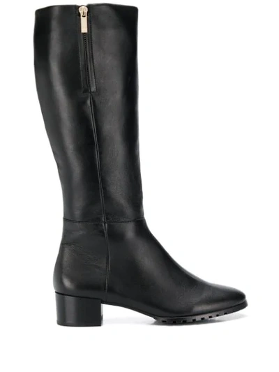 Hogl Side Zip Boots In Black