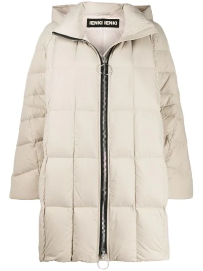 Ienki Ienki Padded Coat In Neutrals