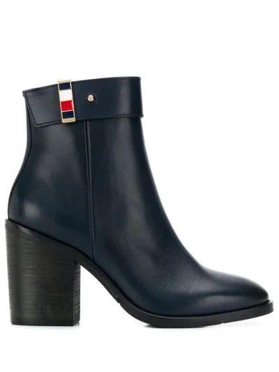 Tommy Hilfiger Ankle Length Boots In Blue