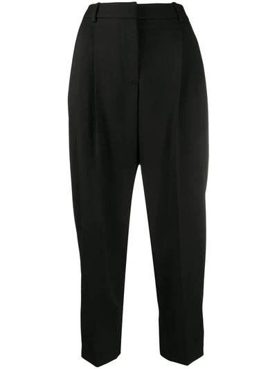 Stella Mccartney Carlie Twill Tailored Trousers In Black