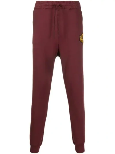 Vivienne Westwood Anglomania Embroidered Patch Track Pants In Purple