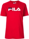 Fila Printed Logo T-shirt In Red