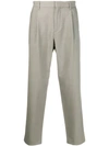 Theory Tailored Cropped Trousers In Wl1