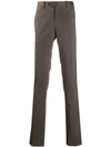 Pt01 Woven Straight-leg Trousers In Grey