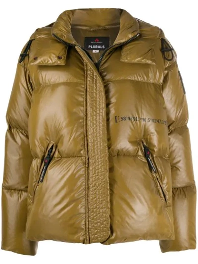 Peuterey Puffer Jacket In Green
