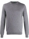 Zanone Pullover Mit Rundhalsausschnitt In Grey
