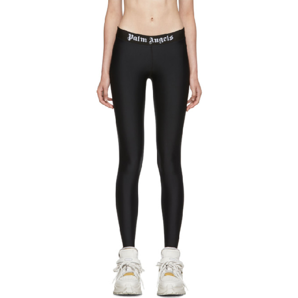 palm angels black leggings