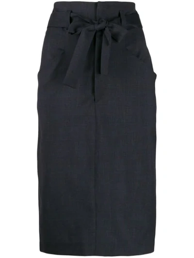 Isabel Marant Étoile Pencil Skirt In Blue