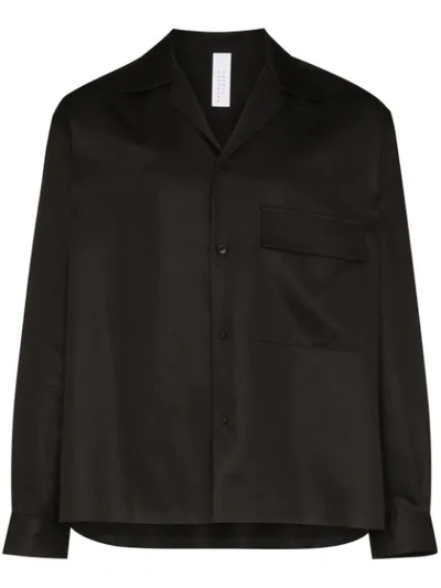 Dashiel Brahmann Lover Long-sleeve Shirt In  Black