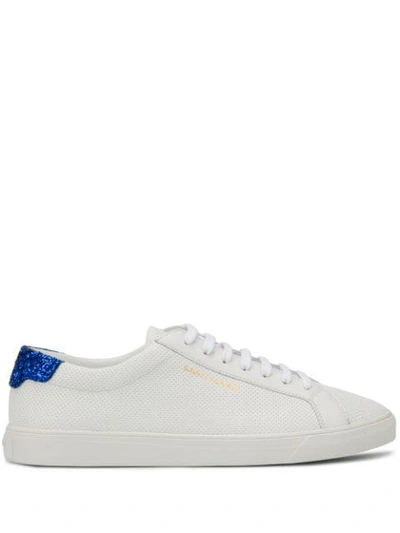 Saint Laurent Andy Low-top Sneakers In White