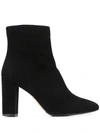 The Seller Leather Ankle Boots In Black