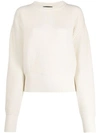 Cashmere In Love Oversize Ivy Sweater In White