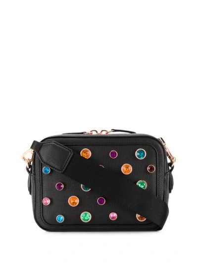 Sophia Webster Flossy Embellished Camera Bag In Black