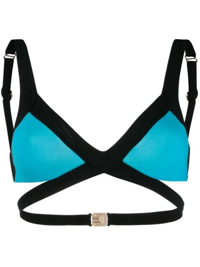 Agent Provocateur Mazzy Bikini Top In Blue