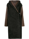 Phisique Du Role Reversible Faux-shearling Coat In Brown