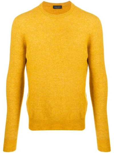 Roberto Collina Long Sleeve Knit Jumper In 43 Sole
