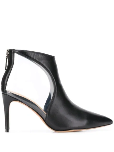 Alexandre Birman Cut-out Detail Ankle Boots In Black
