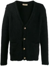 Al Duca D'aosta Knitted Cardigan In Black
