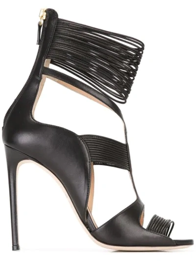 Racine Carrée Ankle Strap Sandals In Black