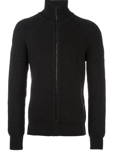 Belstaff Zipped Roll Neck Cardigan | ModeSens