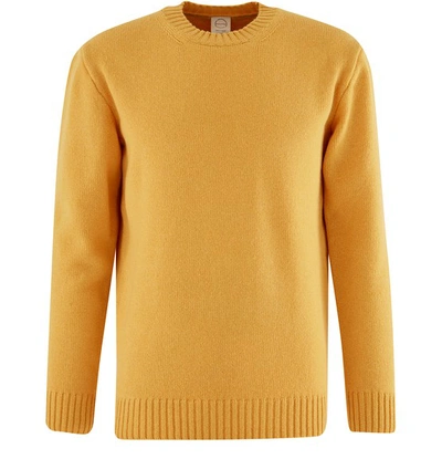 Country Of Origin Round Neck Jumper In Yellow