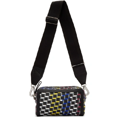 Pierre Hardy Black And Multicolor Cube Box Belt Bag