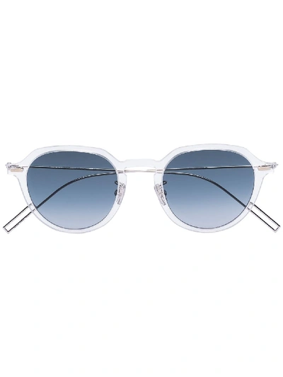 Dior Disappear1 Round Sunglasses In Blue