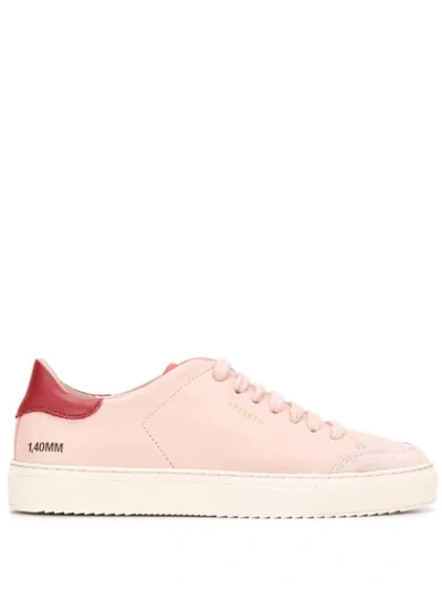Axel Arigato Two-tone Leather Sneakers In Pink