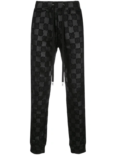 Haculla Blurry Knit Track Trousers In Black