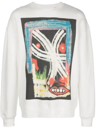 Haculla Till I Snap Drop Shoulder Sweatshirt In White
