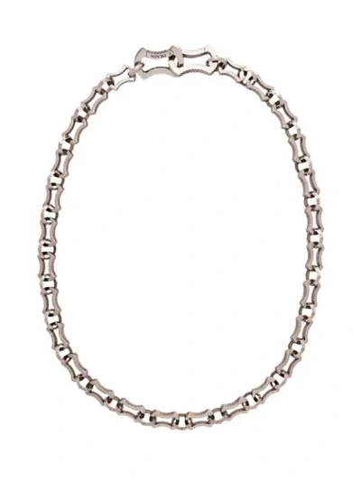 Prada Chain Necklace In Silver