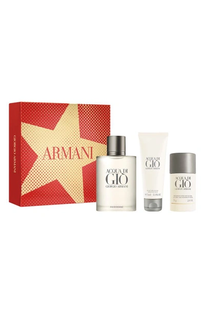 Giorgio Armani Acqua Di Gio Pour Homme Fragrance & Body Care Set (usd $146 Value)