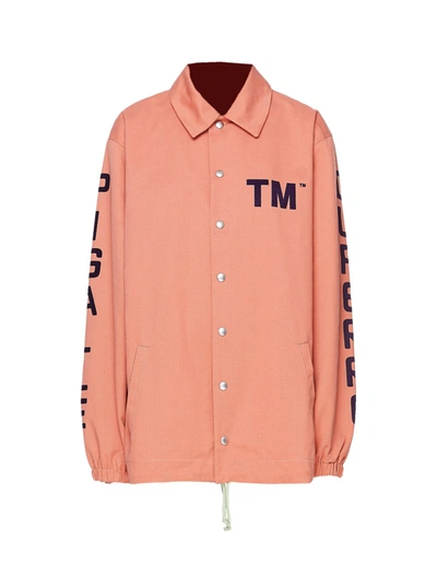 Pigalle Pink Cotton Tm Coach Jacket