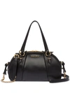 Miu Miu Glacé Top-handle Tote In Black