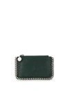 Stella Mccartney Falabella Cardholder In Green