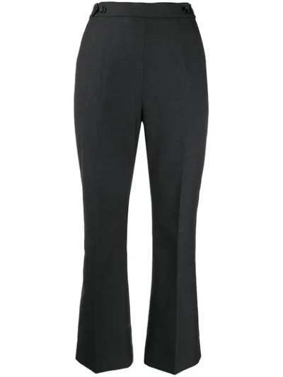 Marni Kickflare Tailored Trousers In Grey