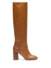 Miu Miu Pull-on Knee Length 85mm Boots In Brown