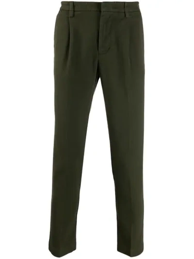 Entre Amis Slim-fit Chino Trousers In Green