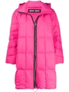 Ienki Ienki Pyramide Trapeze Puffer Coat In Pink