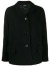 Aspesi Single-breasted Jacket In Black