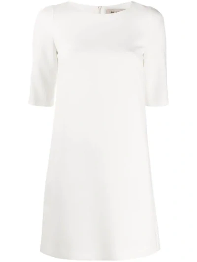 Blanca Shift Mini Dress In White
