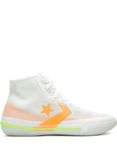 Converse All Star Pro Bb High Top Sneakers In White