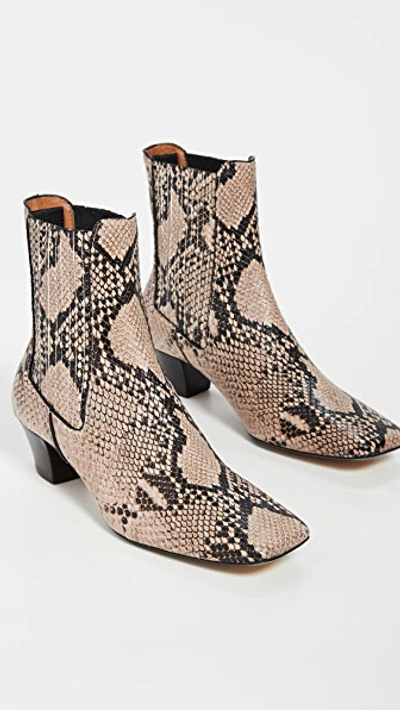 Joseph Camelia Booties In Crusca