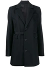 Artica Arbox Buckle Detail Blazer In Black 999