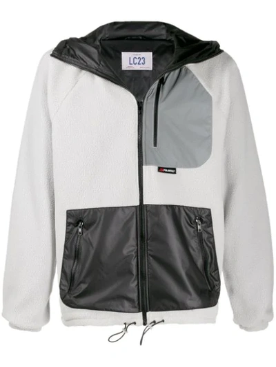 Lc23 Colour-block Zipped Jacket In Grey