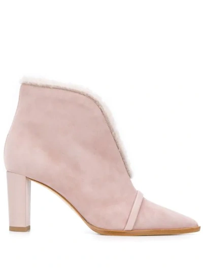Malone Souliers Chloe Boots In Pink