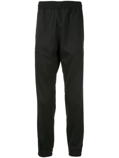 Yoshiokubo Panelled Track Trousers In Black