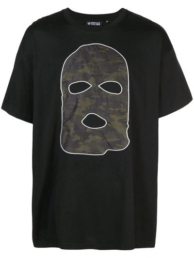 Mostly Heard Rarely Seen Hide And Seek Drop Shoulder T-shirt In Black