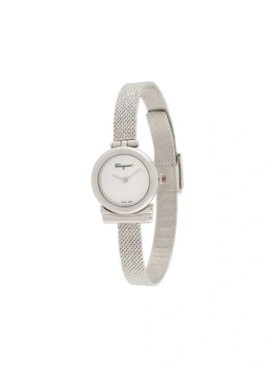 Ferragamo Gancini 22mm Watch In Metallic